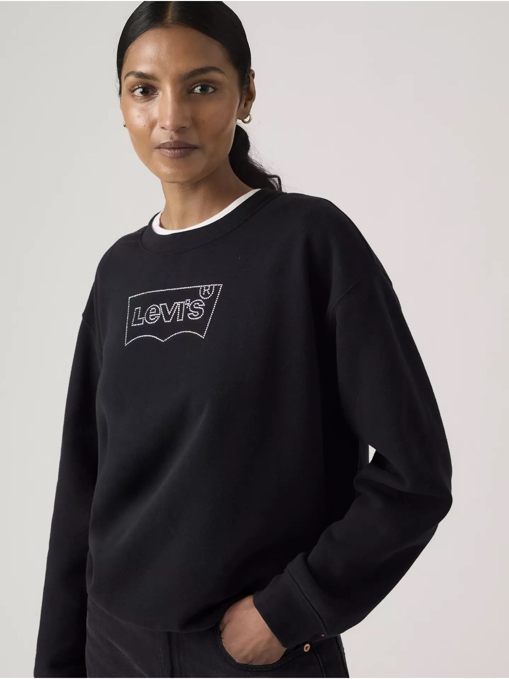 Women’s Levis Sparkly Graphic Everyday Crewneck Sweatshirt